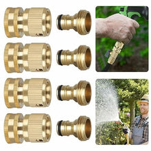 MVUYO FMURY Brass Water Hose Quick Connect 3/4 Inch Male Female Set Spray Nozzle Gun Connector Garden Fittings