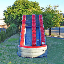 JumpOrange Commercial Inflatable Water Slide with Splash Pool Titanium
