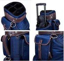 VEraiz Golf Clubs Organizer Bag with Wheels Lightweight 6-Way Divider Stand Bag Men Golf Course
