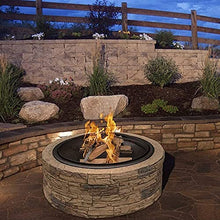 Small firepit, Outdoor Fire Pit, Round Fire Pit Grate Fire Bowl with Spark Protection Mesh Extra includes Poker and Cover Backyard Fire Pit