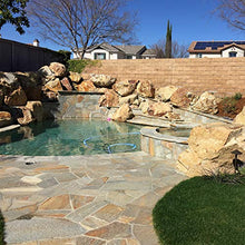Landscape Patio Flagstone | 2000 Pounds | Natural Rock Pathway Stepping Stone Slabs for Gardens, Terrariums, Landscape Design, Driveway Pavers and Walkway Steppers (Silver Quartzite)