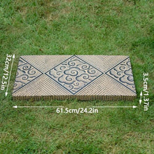 zktoermn Garden Stepping Stones, Retro Non-Slips Decorative Path Stones for Patio Lawn Courtyard, Versatile Outdoor Garden Decor for Gardeners Homeowners(61.5x32x3.5cm)