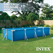 INTEX Metal Frame 14ft 9in x 7ft 3in x 33in Above Ground Pool Set w/Pump