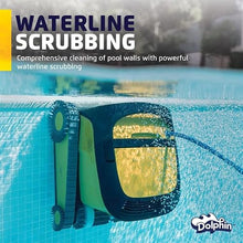 Dolphin Wave 90i Wi-Fi Automatic Robotic Pool Vacuum Cleaner Includes Caddy, Wall Climbing Scrubber Brush, Top Load Filters, Ideal for Commercial Pools up to 78 FT in Length