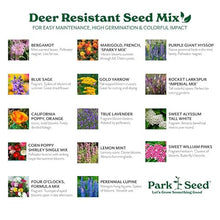 Park Seed Grow Your Own Vibrant Annual and Perennial Wildflower Garden Seed Mixture, Easy to Grow Varieties for Pollinators and Spring Gardens - Deer Resistant Mix, 10 lbs