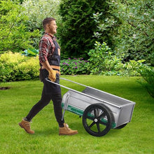 Tipke Foldit Do-It-All Collapsible Aluminum Utility Cart, 300 lb, Silver