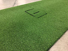 PREMIUM PRO TURF Golf Mat 5' x 10' for Optishot Simulator - Right & Left Handed - Wooden Tee Holder