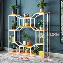 OJKJGYTF Indoor Plant Stand Metal Plant Stand,Multipurpose Flower Shelves Storage Organizer Display, for Indoor Outdoor Garden Balcony,D,100×25×130cm