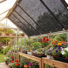 LCPEHGF 90% Black Shade Cloth- 32 x 42 FT Sunblock Garden Shade Cloth, Sun Shade Mesh Tarp with Reinforced Grommets for Greenhouse, Garden, Patio, Backyard, Plants, Pergola, Chicken Coop