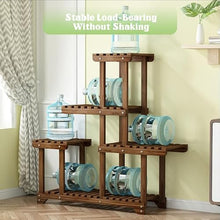 Large Tall Plant Shelf Rack Holder Flower Stand for Patio Porch Balcony Garden,Multi Tier Corner Plant Stand Indoor Outdoor for Multiple Plants (27.5in(L) * 9.8in(W) * 30.3in(H),Yellow)