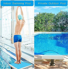 SciAza Heavy Duty Pool Diving Boards, Non-Slip Swimming Pool Diving Platform with Stainless Steel Base, Indoor Outdoor Competition Professional for Competition,B