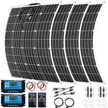 2000W Solar Panel Kit, 4×500 Watt Flexible Solar Power Panel Photovoltaic