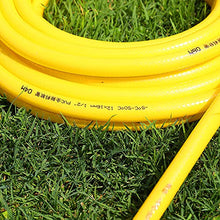 C/H 100M Reinforced PVC Garden Hose Yellow Green