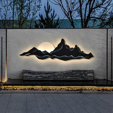 HEAIQI Outdoor Wall Light Wall Lamp Outdoor Garden Viewing, Chinese Style Villa Shadow, Yard Landscape Decorative Outdoor Night Light