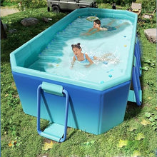 Foldable Dog Pet Bath Pool Dog Pet Pool Bathing Tub Kiddie Pool Doggie Wading Pool for Puppy Small Medium Large Dogs Cats and Kids(Size:8.5 * 5.4 * 1.8FT)