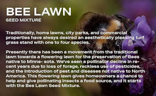 Twin City Seed Co. Native Bee Lawn Seed Mixture, 25 lb