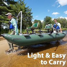 Sea Eagle 375fc FoldCat Inflatable Fishing Boat Deluxe Package Green