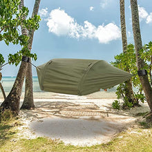 Portable Camping Hammock, Waterproof Hammock with Mosquito Net and Rain Fly, 3 in 1 Function Lightweight Hammock Tent, for Travel Picnic Hiking (Color : D, Size : 270x140cm)