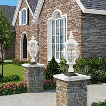 Livex Lighting 7703-13 Outdoor Post Top Lantern, White, 11.5 x 11.5 x 26.5