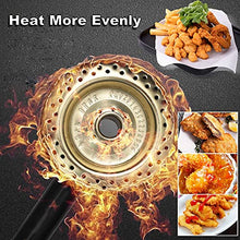 Multi-Function Gas Fryer, Professional Stainless Steel Lpg Gas Fryer, 33L Large Capacity Fryer with Three Tanks, Adjustable Firepower, Home and Commercial, Easy to Clean,Multicolourlpg