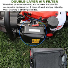 WEIMILOR 23.66cc 2 Cycle Gas Hedge Trimmer 1500-Hour Durable Blades, Double-Layer Air Filter Protection, Cuts 2" Branches Effortlessly - Low Vibration Design
