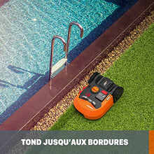 WORX Landroid L WR155E Robotic Lawnmower for Large Gardens/Self-Propelled Lawnmower for Clean Lawn Cutting in No Time at All, Orange, 2000 m2