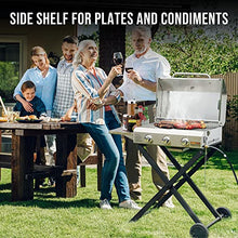 ONLYFIRE GRILLS Portable Propane Gas Grill with Foldable cart, BBQ Grill