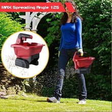 Tiuheyo Cordless Seed Spreader, 3.3L Handheld Fertiliser Spreader,Adjustable Scatter Width,Electric Lawn Seed Spreader