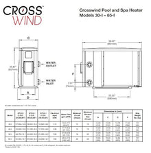 Raypak Crosswind Model 40i Heat/Cool Electric Pool Heat Pump 33K BTU 208/230V Inverter Technology Black