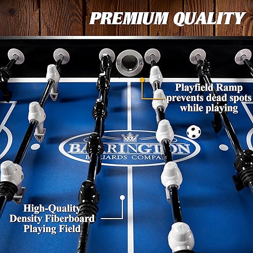 Barrington Billiards Foosball Table 58" Irvine Black/Grey