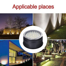 SDdPulse Outdoor Landscape Lights - LED Underground Light,Round Recessed Spotlight, IP65 Waterproof Tempered Glass Floor Light, Garden Street Courtyard Ground Decorative,White-54W