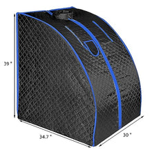 CHANGLKJ Personal Sauna Tent, Portable Steam Sauna with Remote Control, Chair and 2L Steam Machine, 9-Level Temperature and Timer, Foldable, for Weight Loss, Detox Relaxation, Reduce Fatigue