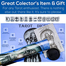 Hengulus Finely Etched Tarot Dice Fortune Telling Game Set