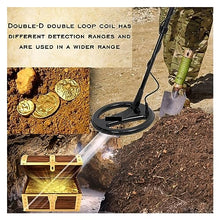 FENOKD Metal Detector, Underground Metal Detector 270mm Waterproof Search Coil High Sensitivity Metal Detecting Tool