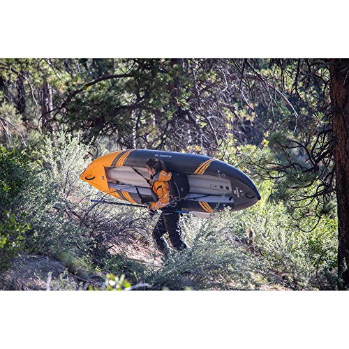 AQUAGLIDE McKenzie 105 Inflatable Kayak - 1 Person Whitewater Kayak Navy