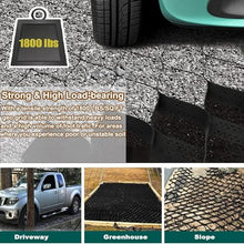 2" HDPE Gravel Stabilizer Grid, Heavy Duty Permeable Ground Reinforcement System Geo Grid for Driveway Walkway Patio Parking Slope Landscape Erosion Control(6x10m(20x33ft))