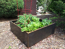 Nice Planter Corten Steel Planter Bed, 40" x 40" x 14" High