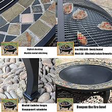 Fire Pits Outdoor Garden Wood-Burning Fire Bowl, Portable Outdoor Heating Fireplace, for Outdoor Cooking and Campfire