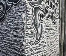 ARCVOX Home Garden Sculpture Columns Pedestal, Faux Stone Finish Floor Ornaments, Landscape Statues for Home Decor, Backyard Decor Pagoda Statue (Size : 35.4in)