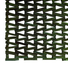 Legendary Doormats Tire Link Mats - Natural Gray - Squared Black Edges - Herring Bone Weave - 5/8" x 36" x 72"