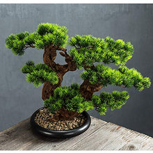 zxb-shop Artificial Tree Simulation Welcome Guest Bonsai Green Plants Fake Plant Potted Plants Decorative Tree Resin Simulation Bonsai (Color : A)
