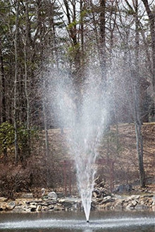 Fawn Lake Fountains 1HP Floating Pond and Lake Fountain Black