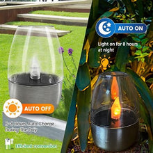 MENGKK Plant Growing Lamps 5 Pack Solar Light Outdoor Garden LED Stainless Steel Candle Light Lawn Deck Night Light Solar Lighting for Balcony Garden Decor(2 Pack)