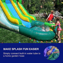 JumpOrange 12' Safari Inflatable Water Slide with Pool and Blower