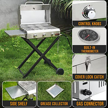 ONLYFIRE GRILLS Portable Propane Gas Grill with Foldable cart, BBQ Grill