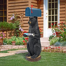 Design Toscano Postal Bear Mail Post Sleeve Statue 16.5"Wx16.5"Dx43"H 30 lbs