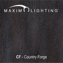 Maxim Lighting Ntucket 3-Light Outdoor Hanging Light | Country Forge Finish | Traditional Outdoor Light Fixture | Ideal for Porches & Covered Entryways | Dimmable Wet Rated | 30088CDCF