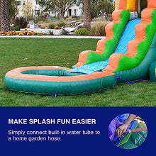HERO KIDDO Tropical Breeze Bounce House Water Slide Green