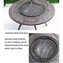 Outdoor Fire Pits, Multi-Functional BBQ Desk - Grilling & BBQ Utensils,Used for Courtyard Barbecue, Party, Bonfire Party