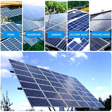 Sunseota Photovoltaic Panel Cleaning Machine with Water Pump, Electric Pool Cleaning Brush w/Adjustable Brush Head, Extendable Window Cleaning Pole Cleaner Kit, Photovoltaic Mainselectricity-7.5M